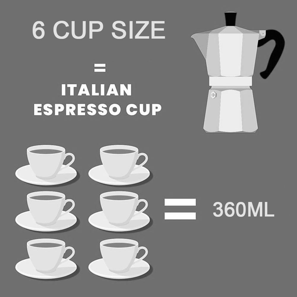 Bialetti Moka Express Stovetop Coffee Maker | 6 Cup