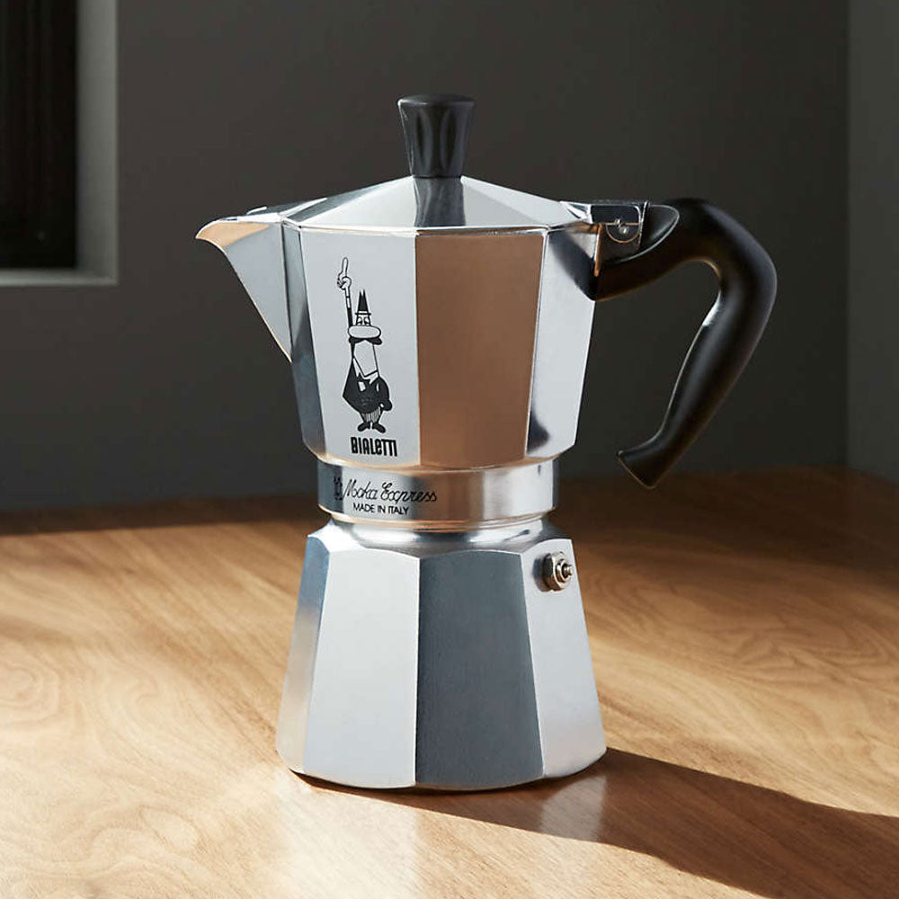 Bialetti Moka Express Stovetop Coffee Maker | 6 Cup