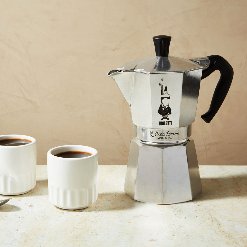 Bialetti Moka Express Stovetop Coffee Maker | 6 Cup