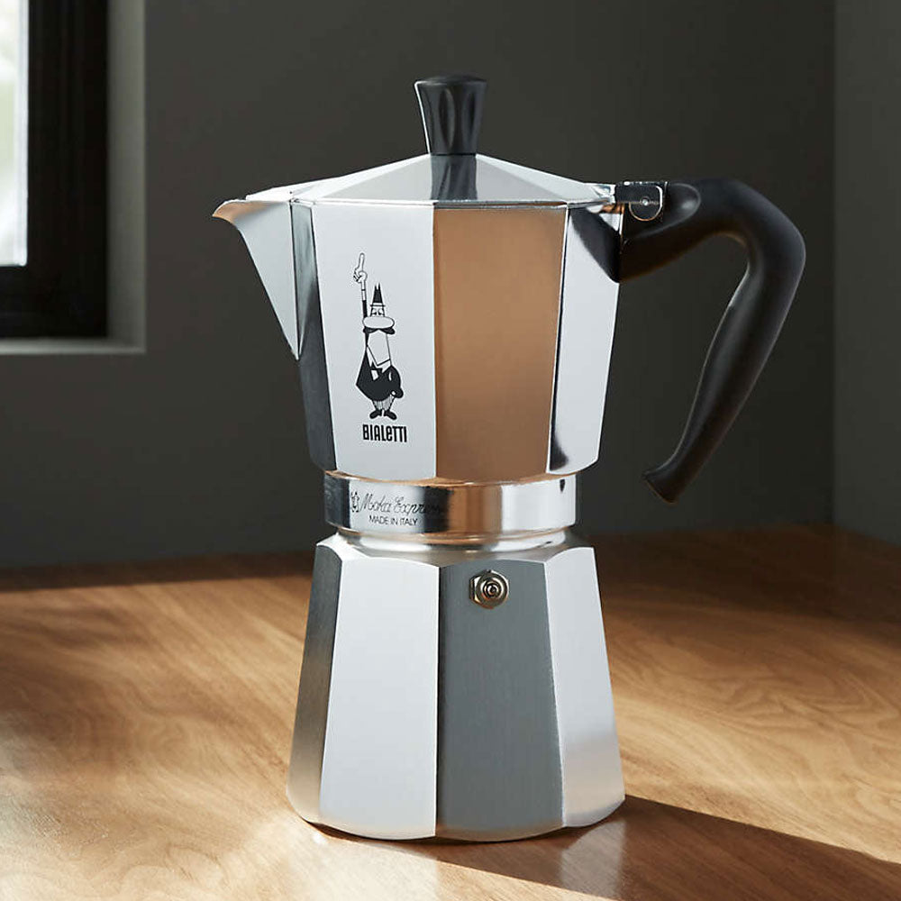 Bialetti Moka Express Stovetop Coffee Maker | 9 Cup