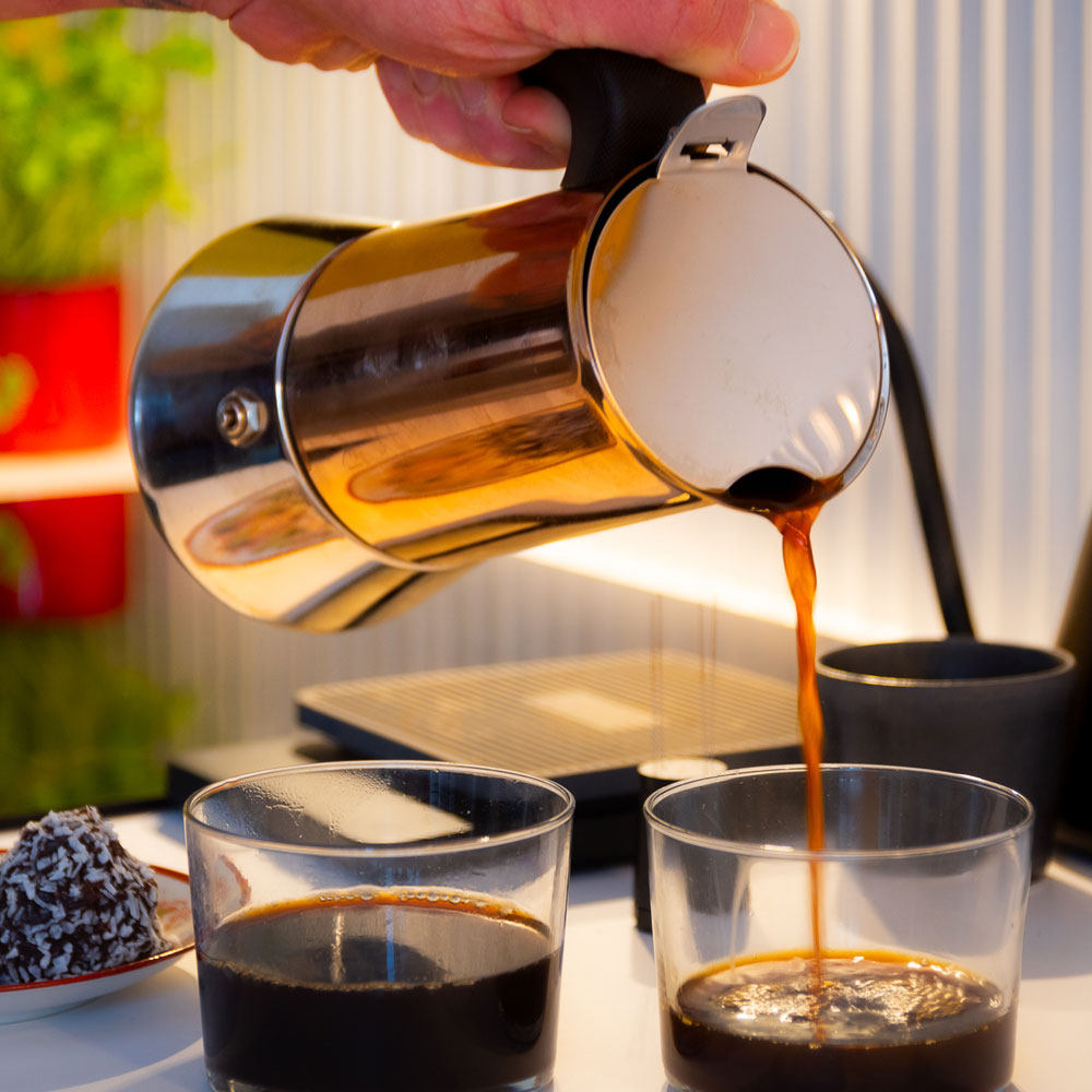Bialetti Venus Induction Stovetop Coffee Maker | 4 Cup