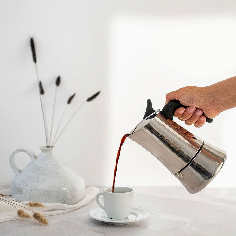 Bialetti Venus Induction Stovetop Coffee Maker | 4 Cup