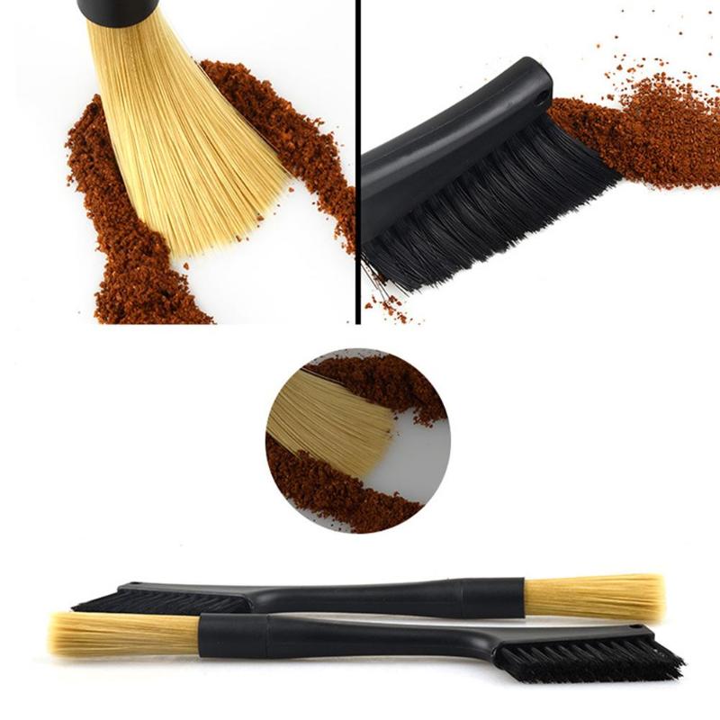 Coffee Grind Double Head Cleaning Brush
