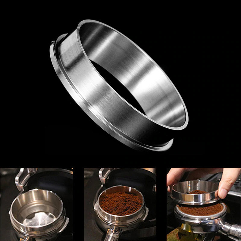 Espresso Dosing Ring Coffee Catcher - Stainless Steel - 58mm
