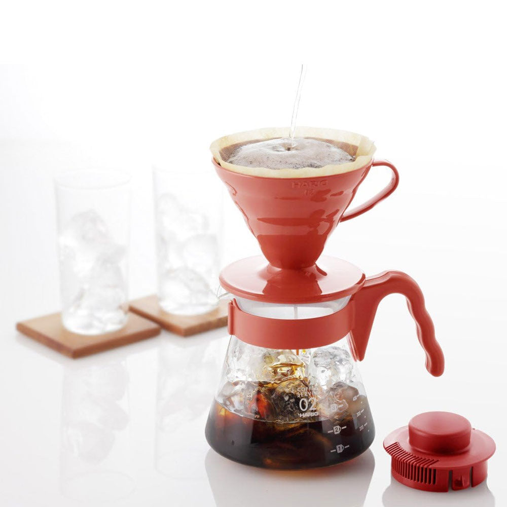 Hario V60 Dripper Coffee Maker Set | 02 | Red