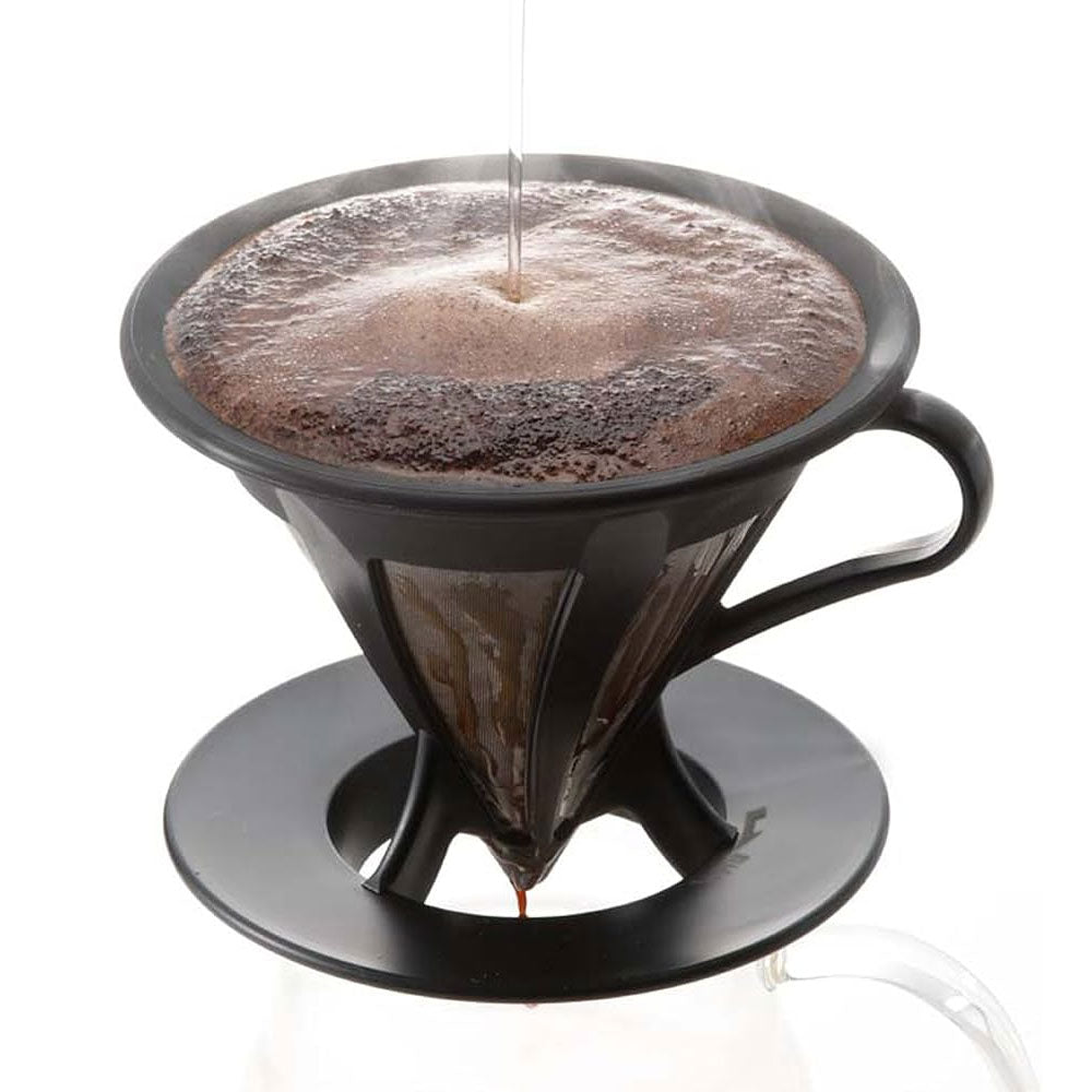 Hario V60 Cafeor Mesh Filter Dripper | 02 | Black