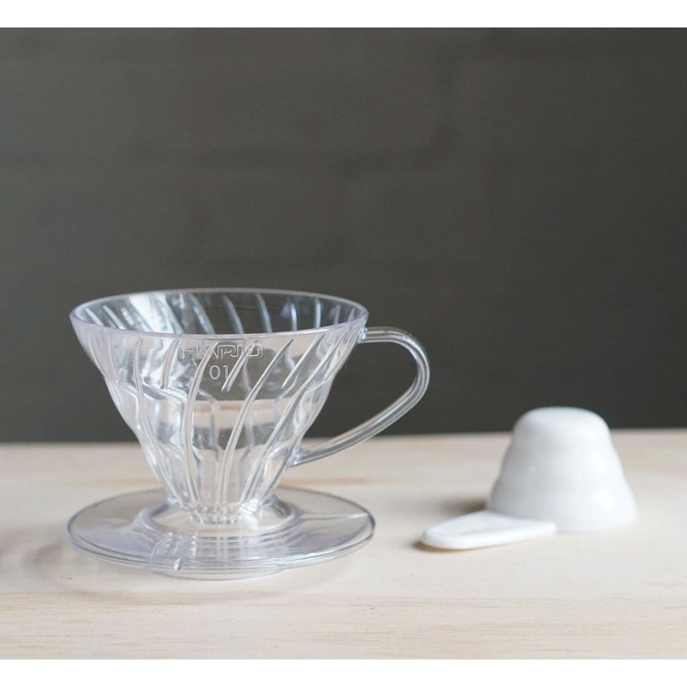 Hario V60 Filter Dripper | Plastic | 01 | Transparent