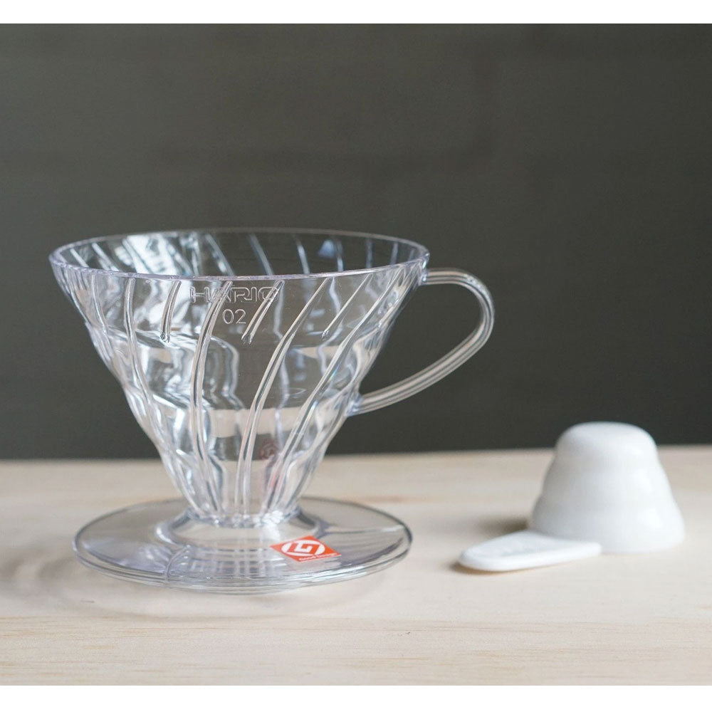 Hario V60 Filter Dripper | Plastic | 02 | Transparent