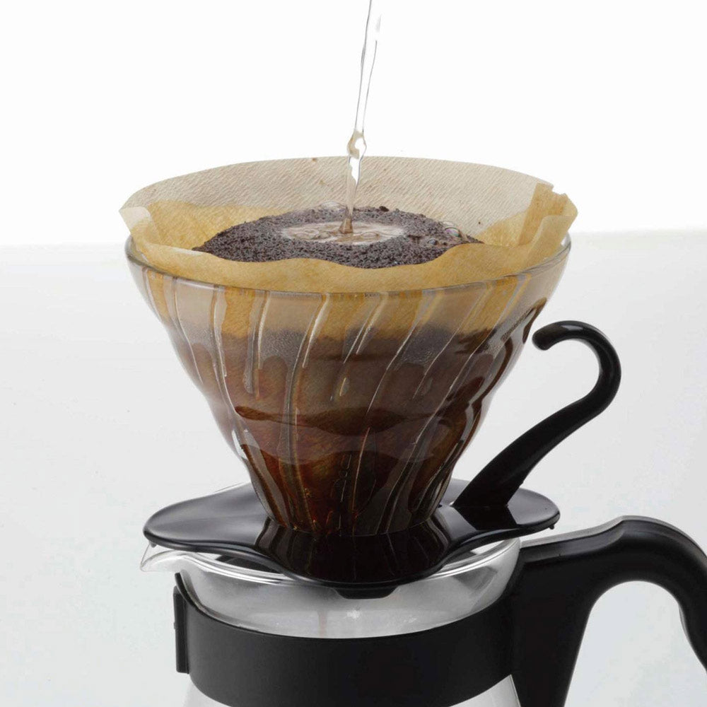 Hario V60 Filter Dripper | Glass | 02 | Black