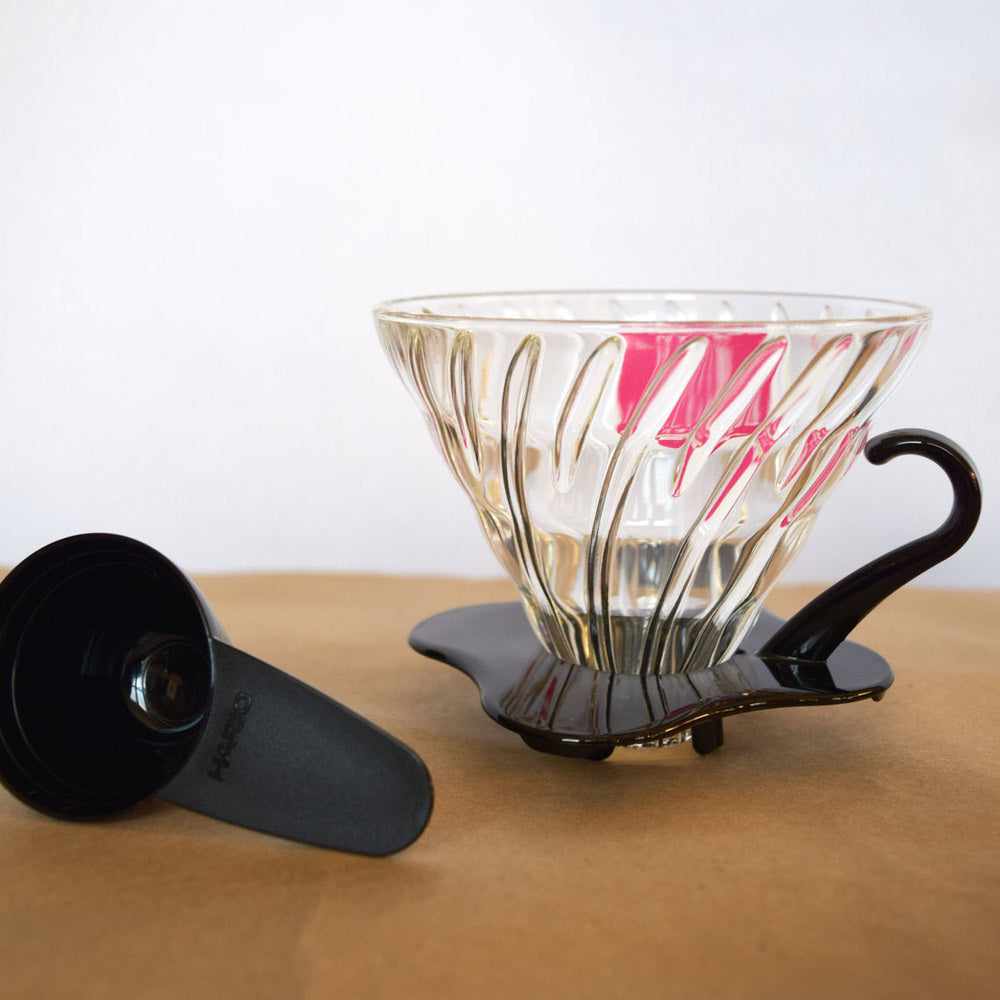 Hario V60 Filter Dripper | Glass | 02 | Black