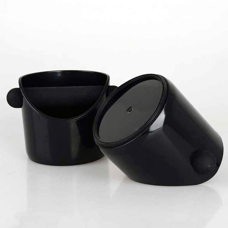 Compact Coffee Knock Box Black