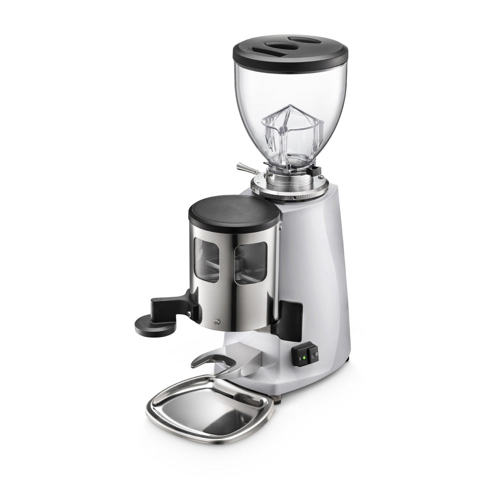 Mazzer Mini Manual Dosing Grinder - Silver