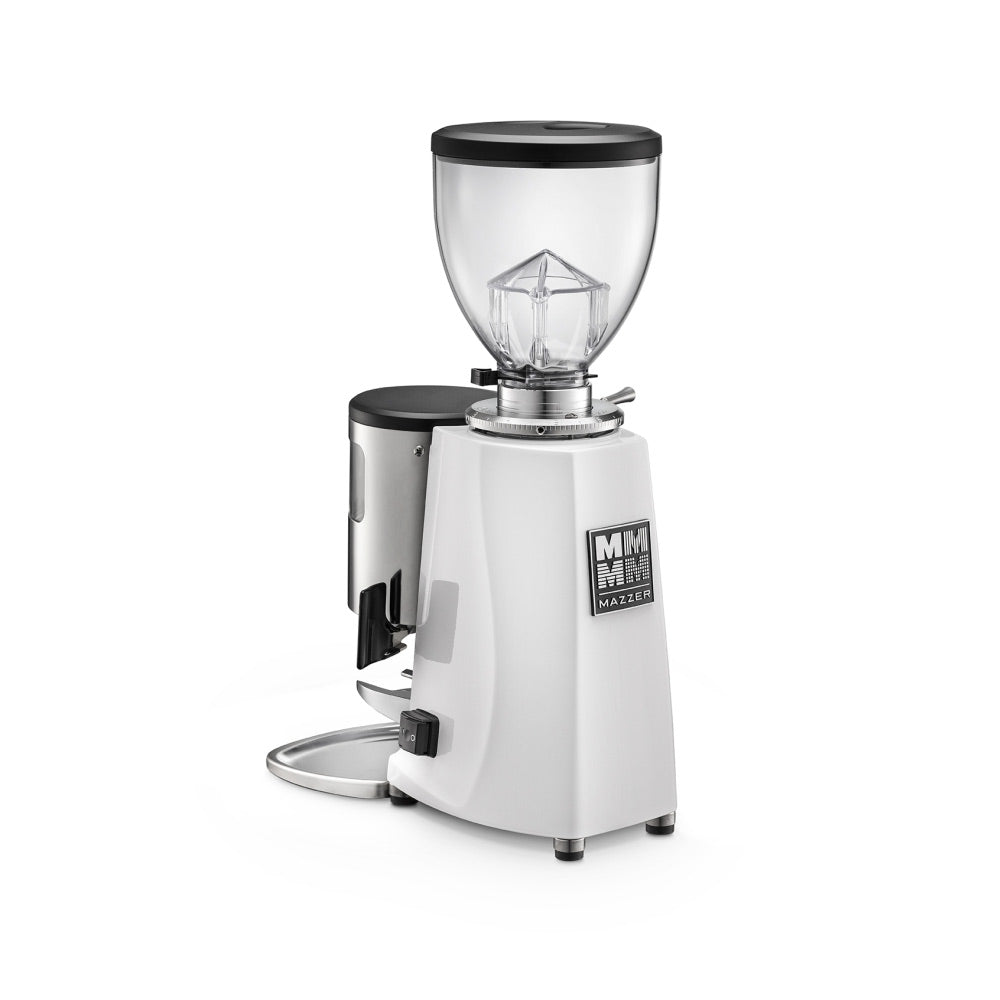 Mazzer Mini Manual Dosing Grinder - White