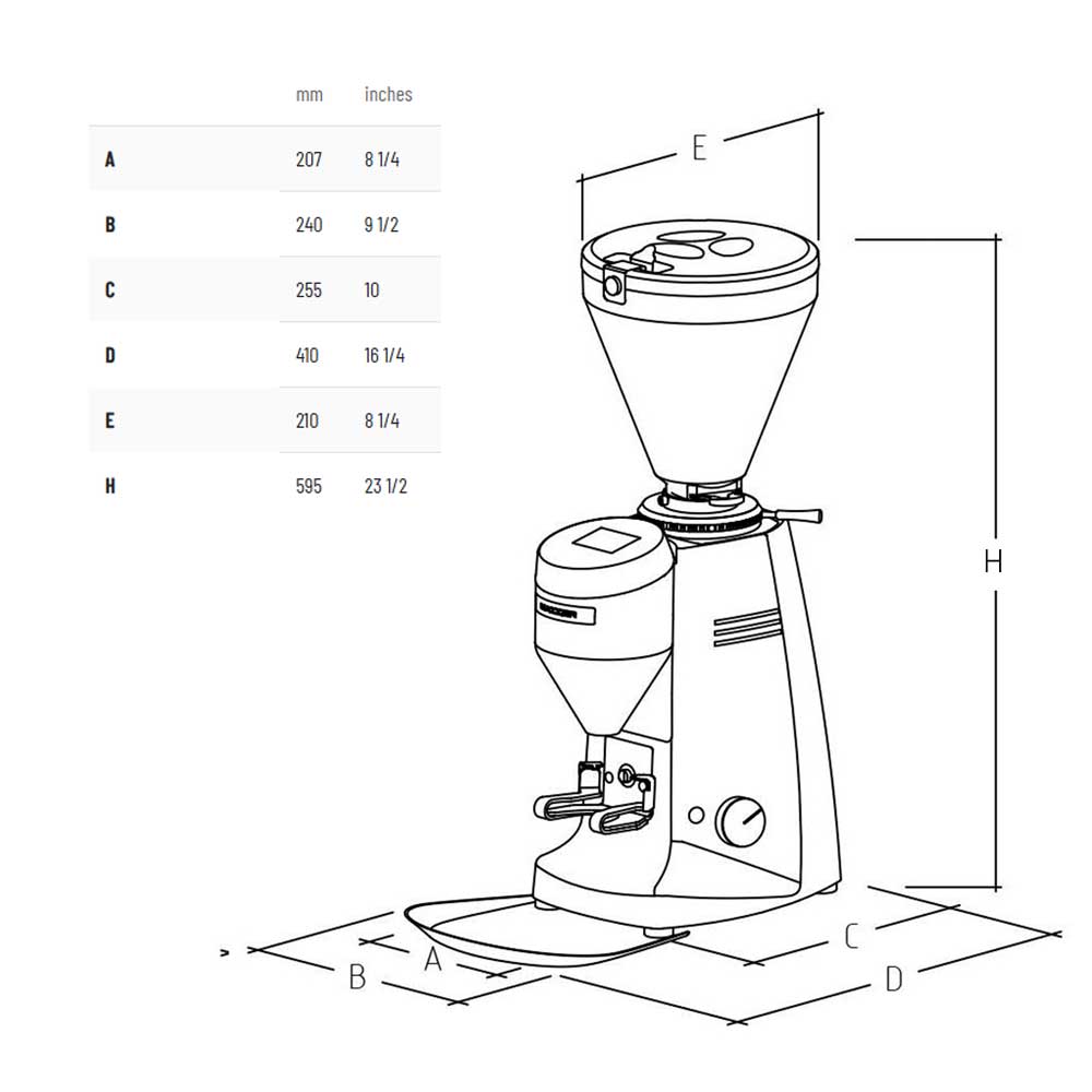 Mazzer Super Jolly V Pro Electronic Dosing Coffee Grinder