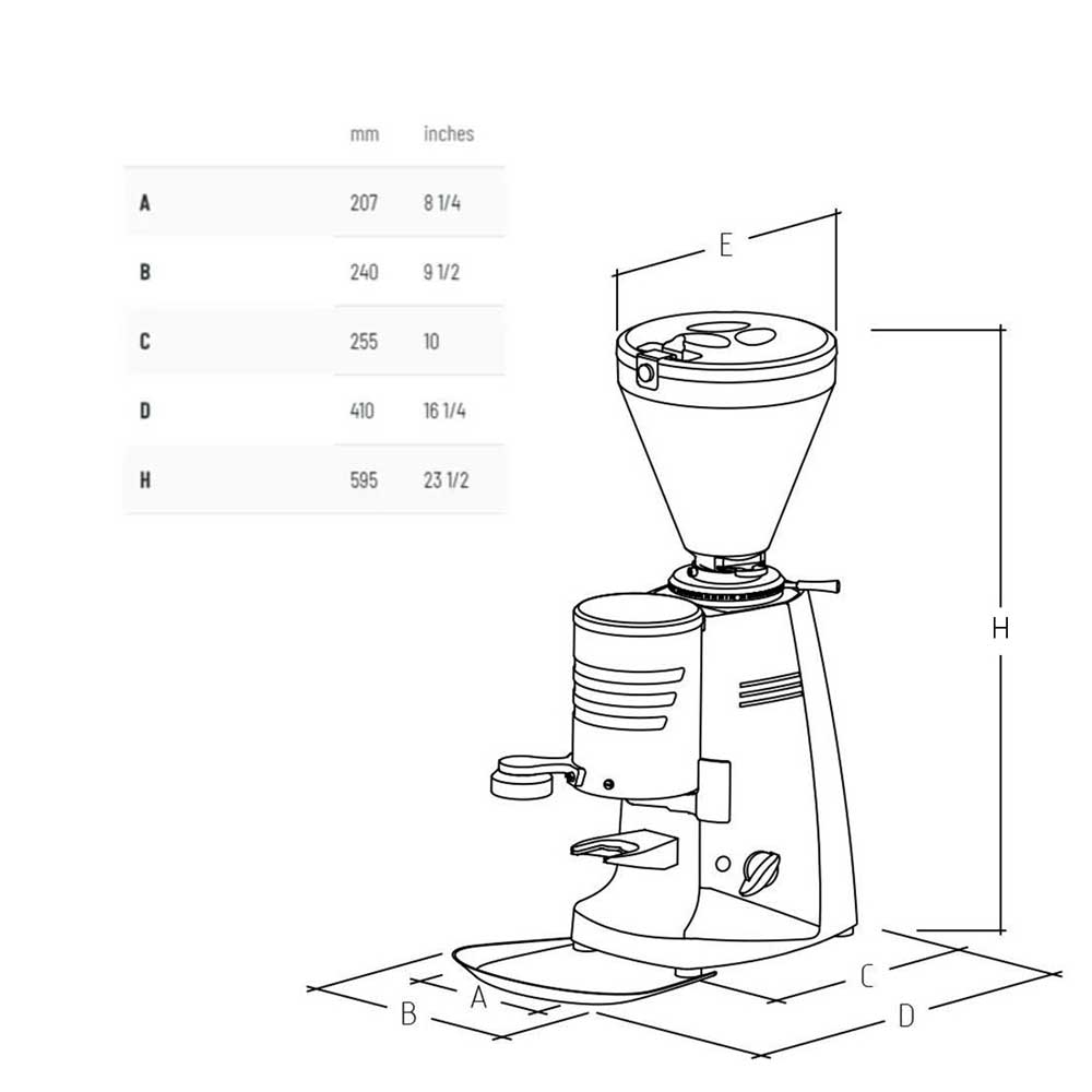 Mazzer Super Jolly V Pro Manual Dosing Coffee Grinder