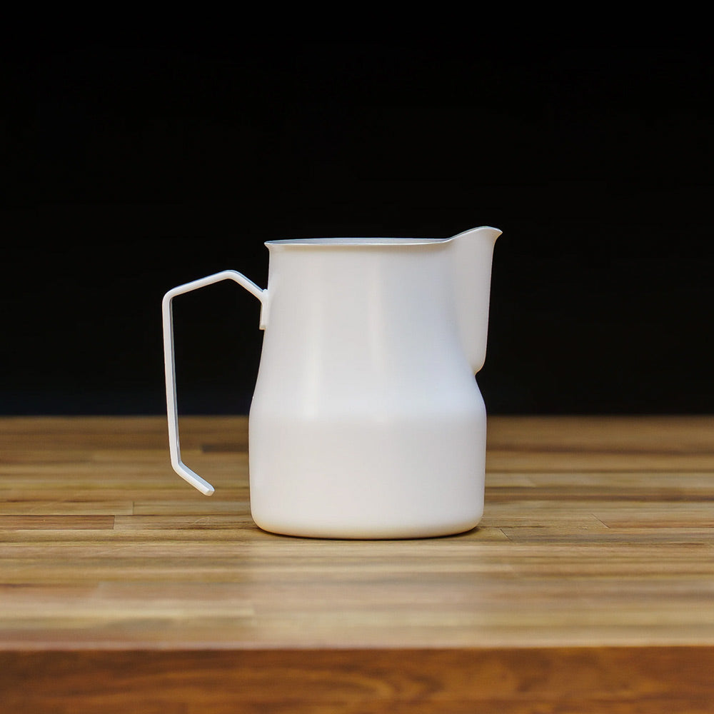 motta 350ml milk jug white on table