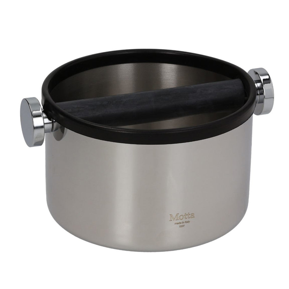 Motta Espresso Coffee Knock Box / Dump Bin | 165mm | Stainless Steel