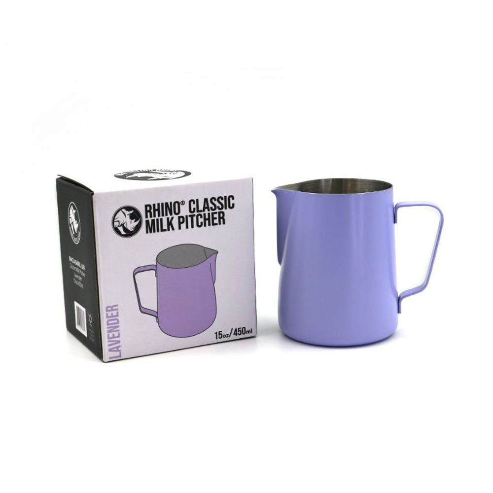 Rhino Coffee Gear Classic Milk Pitcher | 450ml | Lavender Purple