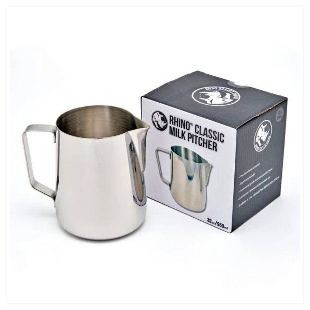 Rhino Coffee Gear Classic Milk Pitcher | 950ml