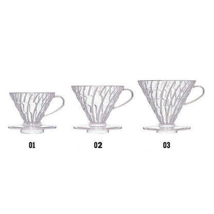 Hario V60 Filter Dripper | Plastic | 01 | White