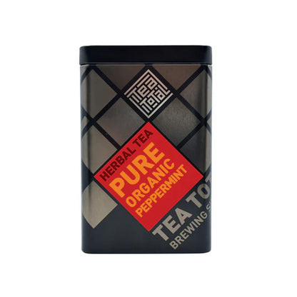 Tea Total - Pure Organic Peppermint | Loose Leaf Green Tea | 45g Tin