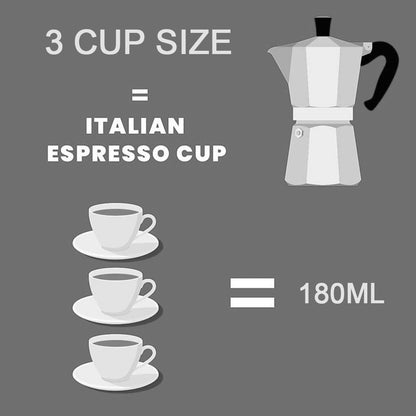 Bialetti Moka Express Stovetop Coffee Maker | 3 Cup