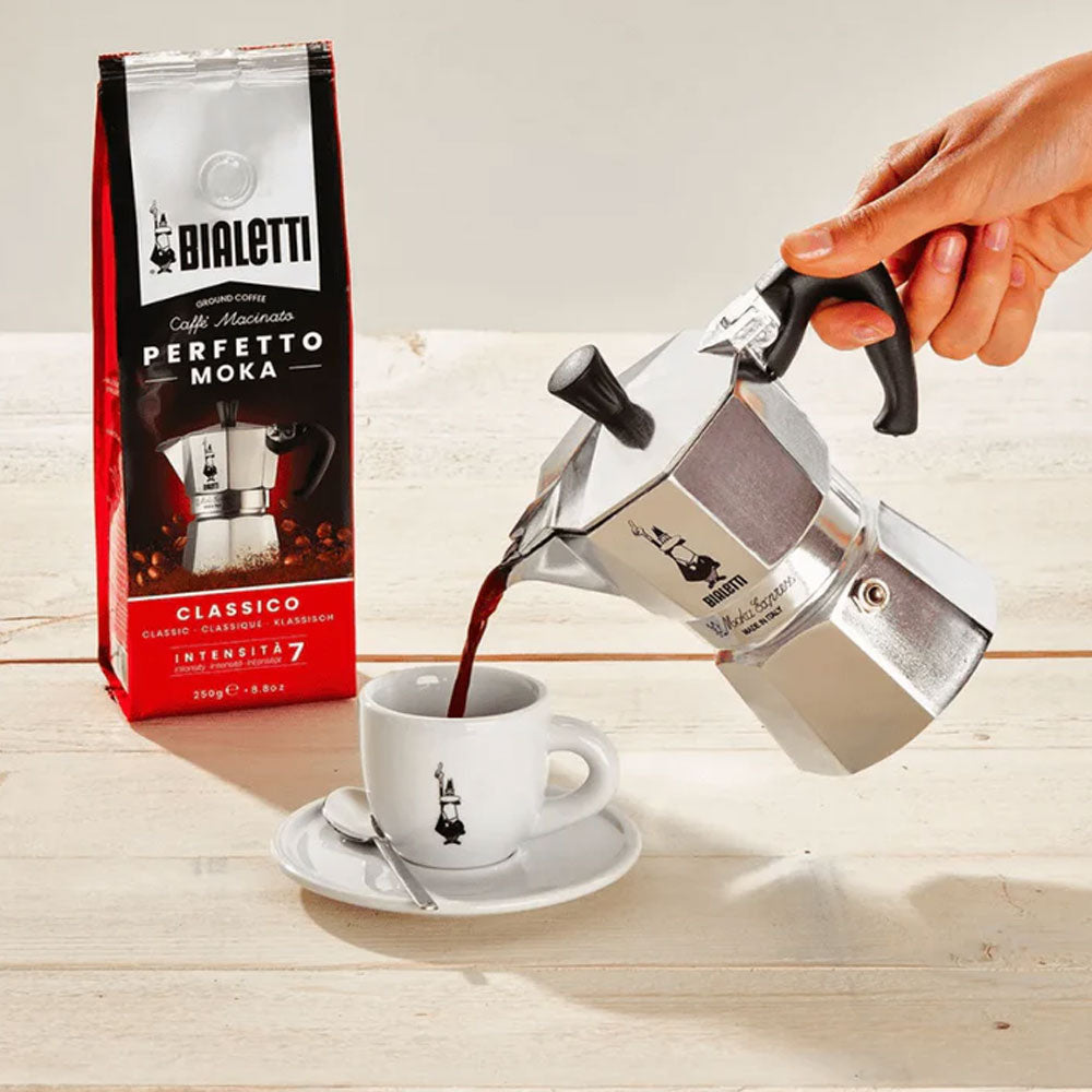 Bialetti Moka Express Stovetop Coffee Maker | 3 Cup