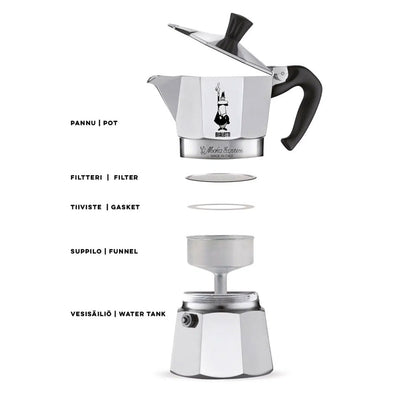 Bialetti Moka Express Stovetop Coffee Maker | 3 Cup