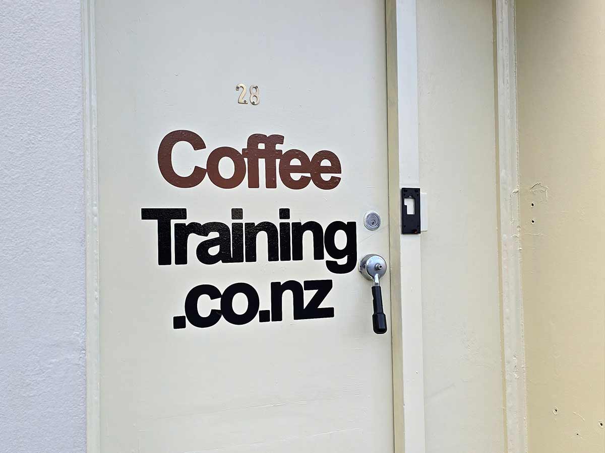 Front door of Coffee Training Barista Courses in Auckland