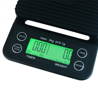 Digital Coffee Scales w Timer | 0.1g / 3kg