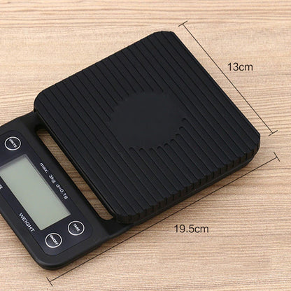 Digital Coffee Scales w Timer | 0.1g / 3kg