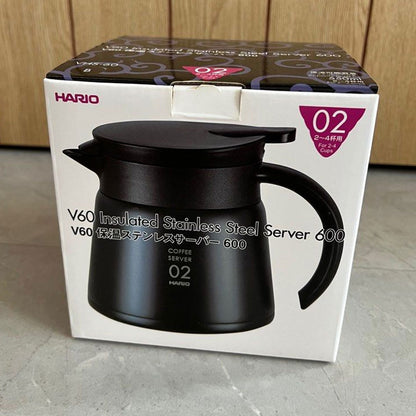 Hario Insulated Stainless Steel Server 550ml | 02 | Black