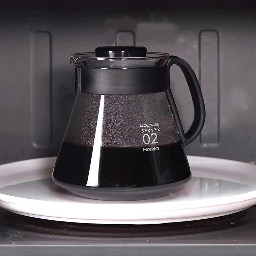 Hario V60 02 Range Server 600ml In Microwave