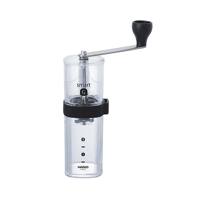 Hario Coffee Mill Smart G Hand Grinder | Transparent