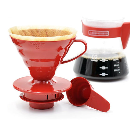 Hario V60 Dripper Coffee Maker Set | 02 | Red