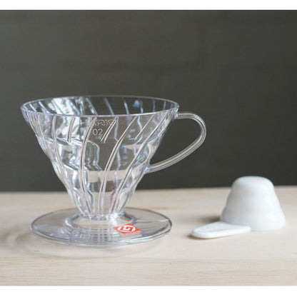 Hario V60 Filter Dripper | Plastic | 02 | Transparent