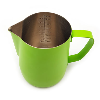 Coffee Milk Jug Stainless Steel | 600ml | Green