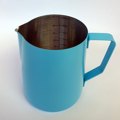 Coffee Milk Jug Stainless Steel | 900ml | Blue