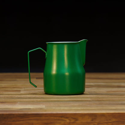 motta 350ml milk jug green on table