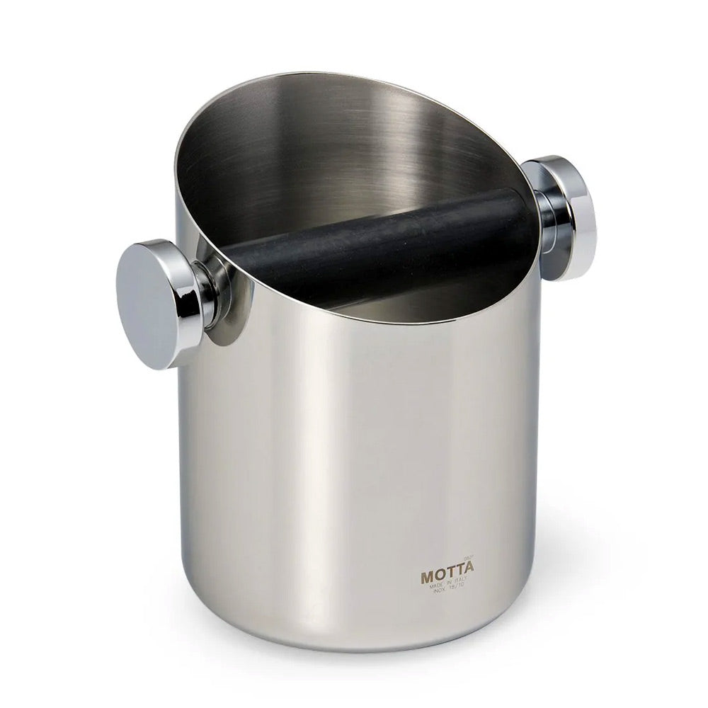Motta Espresso Coffee Knock Box / Dump Bin | 110mm | Stainless Steel