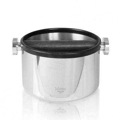 Motta Espresso Coffee Knock Box / Dump Bin | 165mm | Stainless Steel