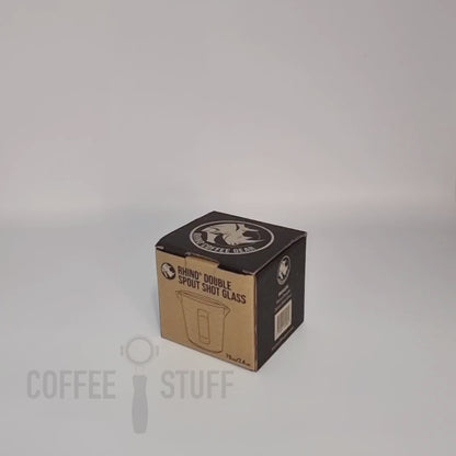 Rhino Coffee Gear Shot Measuring Glass Double Spout | 70ml