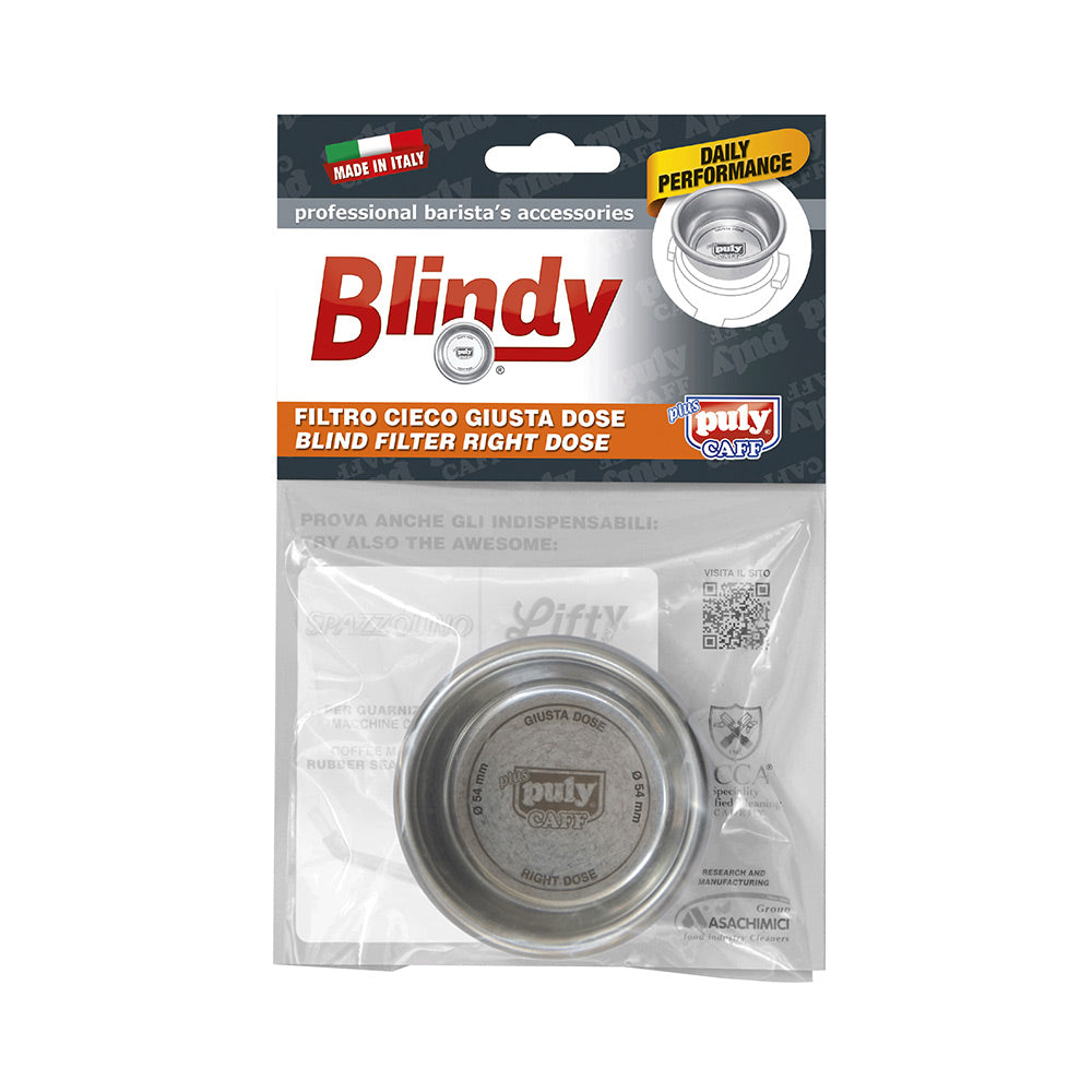 Puly Blindy - Blind Basket for Espresso Coffee Machines 58mm