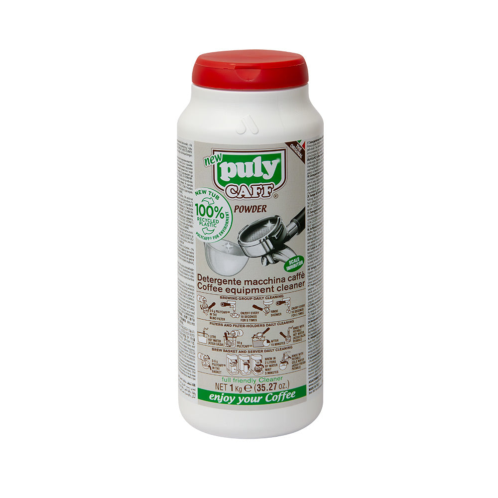 Puly Caff Verde Plant Based Coffee Machine Cleaning Powder 1kg Tub