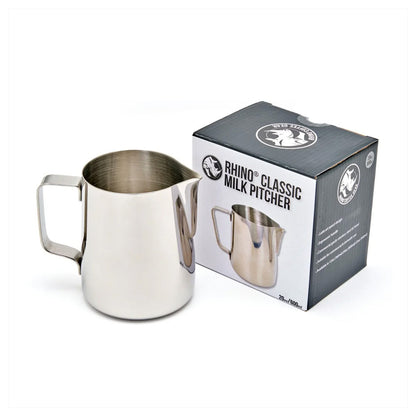 Rhino Coffee Gear Classic Milk Pitcher 600ml Stainless Steel